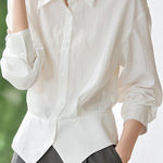Early Autumn French-Temperament Fitted-Waist Long-Sleeve Shirt - liwisi