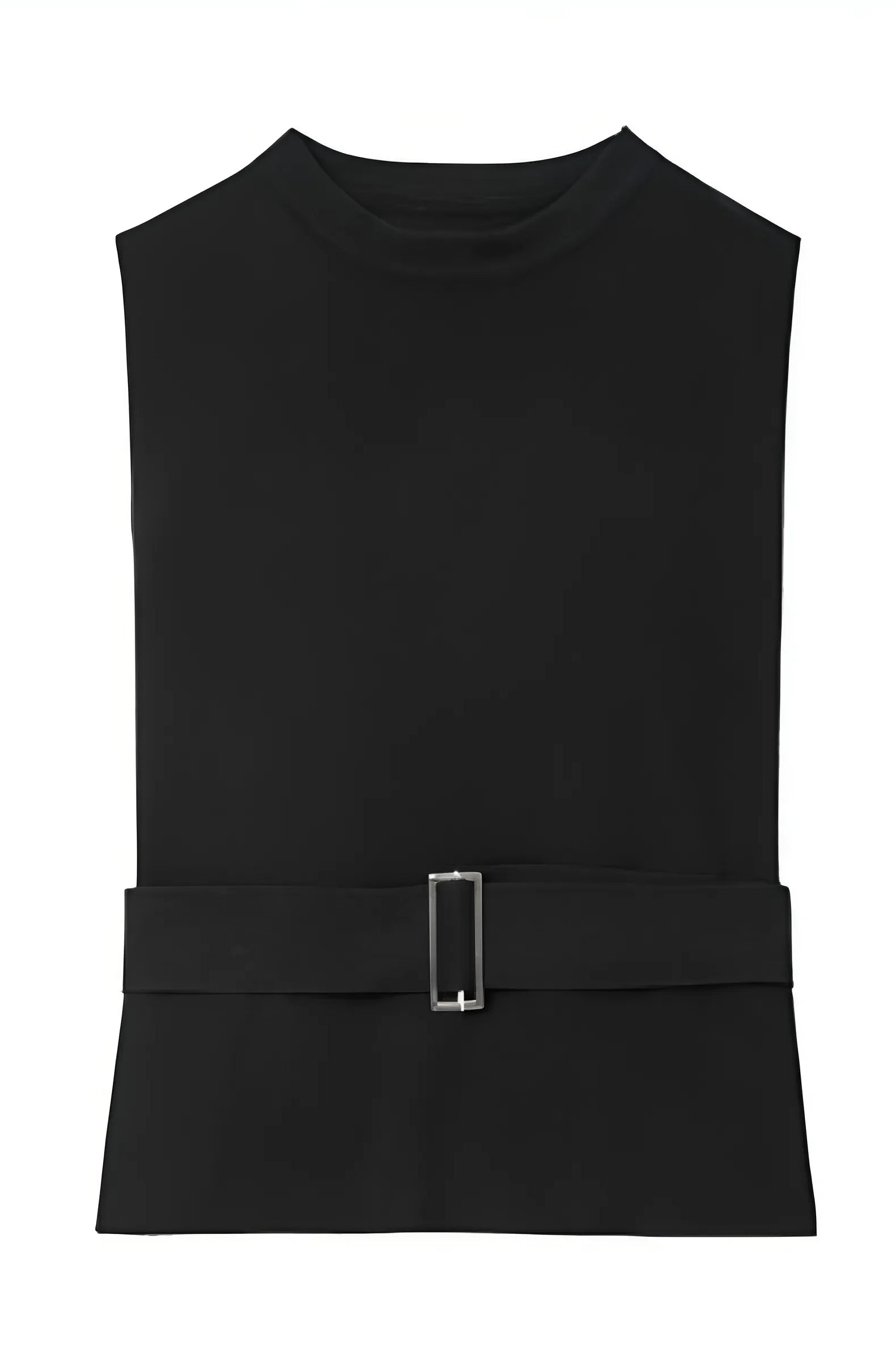 Stylish Knit Vest & White Shirt Layered Two-Piece Set - liwisi