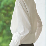 Early Autumn French-Temperament Fitted-Waist Long-Sleeve Shirt - liwisi