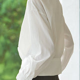 Early Autumn French-Temperament Fitted-Waist Long-Sleeve Shirt - liwisi