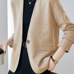Elegant Loose Knit Jacket - liwisi