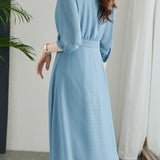 French-Style Three-Quarter Sleeve Elegant Dress - liwisi