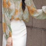 Fashionable elegant printed shirt