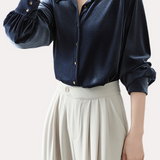 Office Vintage Suede Long-Sleeve Shirt