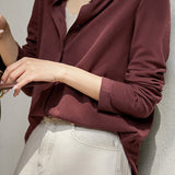Simple Office Solid-Color Shirt