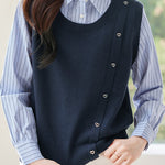 Early Autumn Fashionable Vest Spliced Shirt - liwisi