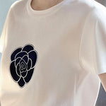 Printed versatile short sleeve T-shirt - liwisi