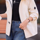 Casual Hooded Zip Drawstring Long Sleeve Coat