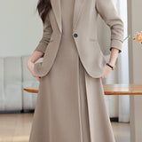 Minimalist Elegant Commuter Dress Set