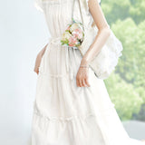 Casual Ruffle Edge Cake Dress
