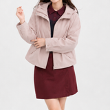 Casual Hooded Coat With Flap Diagonal Pockets