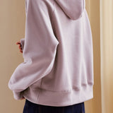 Casual Letter Pattern Drawstring Hooded Raglan Sweatshirt