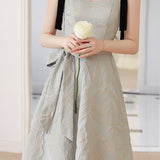 French-style elegant slip evening dress