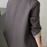 Commuting Single-Breasted Flap Pocket Blazer