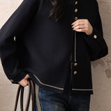 Elegant Air Cotton Bomber Jacket