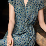 Vintage Temperament Printed Dress - liwisi