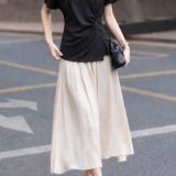 Elegant Irregular Split Short Sleeve T-shirt
