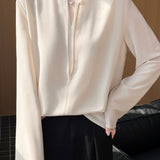 Commuting V-Split Binding Shirt