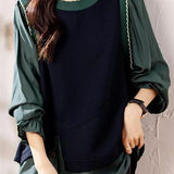 Irregular fake two tops