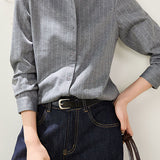 Vintage Commuter Vertical Stripe Shirt