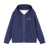 Basic Hooded Logo Decor Hoodie - 3 Colors Available