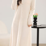 Straight-Leg Loose Knit Dress - liwisi
