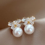 Elegant Bow Pearl Earrings - liwisi