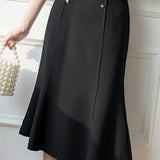 Elegant Office-Ready High-Waist Mermaid Skirt - liwisi