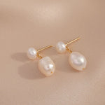 Simple and Elegant Pearl Earrings - liwisi