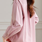 Exquisite Commuter Small Lapel Long‑Sleeve Embroidered Blouse