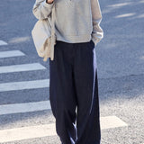 Casual Commuter Plaid Lapel Long‑Sleeve Sweatshirt In Fake‑Two‑Piece Design