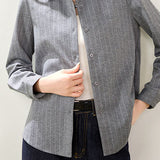 Vintage Commuter Vertical Stripe Shirt