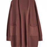 Basic V-Neck Knit Cardigan - 2 Colors Available