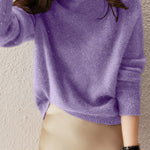 Round Neck Sequin Sweater - liwisi
