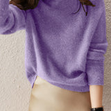 Round Neck Sequin Sweater - liwisi