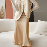Chanel-Inspired V-Neck Rope Decor Gilet - 2 Colors Available