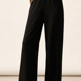 Versatile Minimalist Wide-Leg Straight Pants
