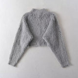 ハイネックエコファーショートブルゾン　4色入 - liwisi