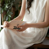 Elegant Floral Embroidered Sleeveless Straight Dress