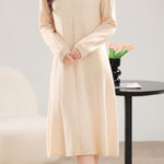 Straight-Leg Loose Knit Dress - liwisi