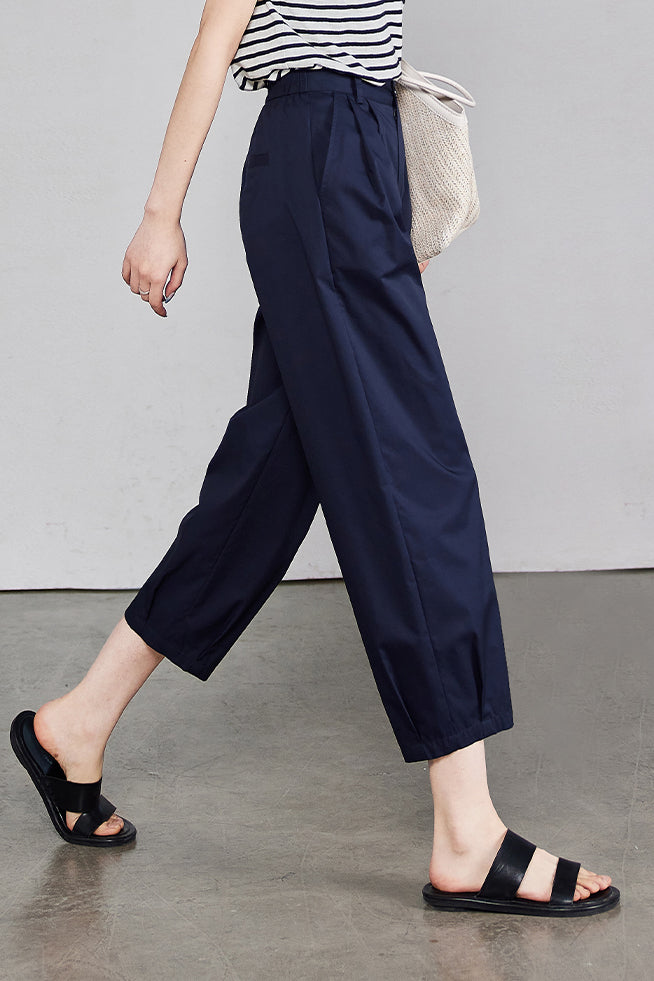 タックインシンプルロングパンツ　2色入 - liwisi