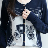 Fashion Casual Versatile Crew Neck Knit Top