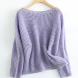Round Neck Lace Knit Top - 5 Colors Available