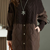 Loose-Fitting Layered Quilted Top