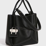 Simple Office Spliced Large-Capacity Tote Bag - liwisi