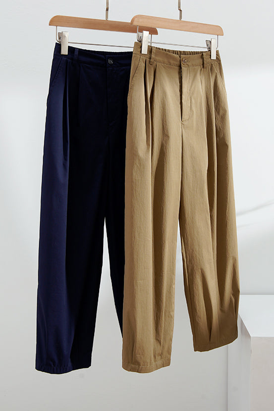 タックインシンプルロングパンツ　2色入 - liwisi