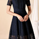Stylish and Elegant Lace Dress - liwisi