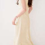 Delicate Vacation Jacquard Double-layer Dress