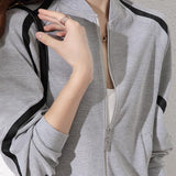 Cropped Baseball Jacket