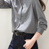 Vintage Commuter Vertical Stripe Shirt